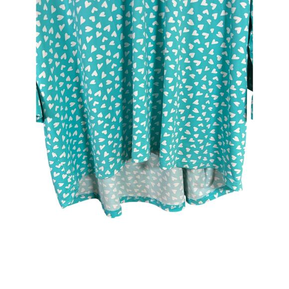 Lulu B Tunic Top Womens 1X Resort Wrinkle Free Beach Preppy Country Club Boho - Picture 6 of 13